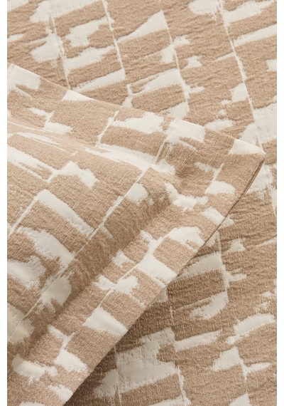 Kaşmir Home Breeze Çift Kişilik Yatak Örtüsü Takımı Bej Bej