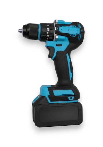 Moonshop SET005 Şarjlı Darbeli 5'li Set 2-26 Hilti 125 MM Taşlama + 13 MM Matkap 650NM Somun Sökme + Dal Budama Testere Mavi