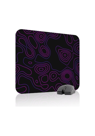 Topography Kaymaz Dikişli Kauçuk Oyuncu Mousepad V4 - 48x40 Xl Gaming Mouse Pad Fare Altlığı