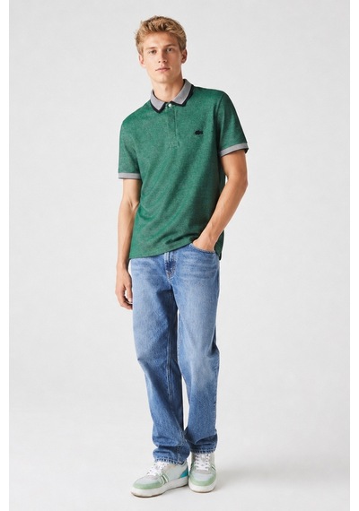 Lacoste Regular Fit Polo T-shirt Erkek Polo Yaka Tişört Yeşil