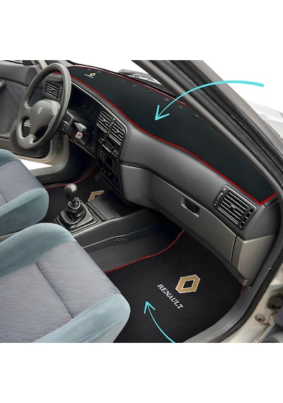 Renault 19 Europa Nakış İşlemeli Oto Halı Paspas & Torpido Koruma Halısı