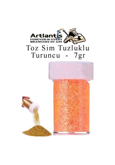 Renkli Toz Sim Tuzluklu 7 Gr 1 Adet Renkli Toz Sim Epoksi Reçine Okul Etkinlik Dekarasyon Slime 001
