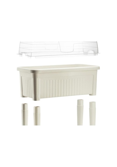 Omnipazar So-abs3 Fanuslu Ayaklı Bahçe Yetiştirme Saksı Seti 60 Litre No 3 25633117