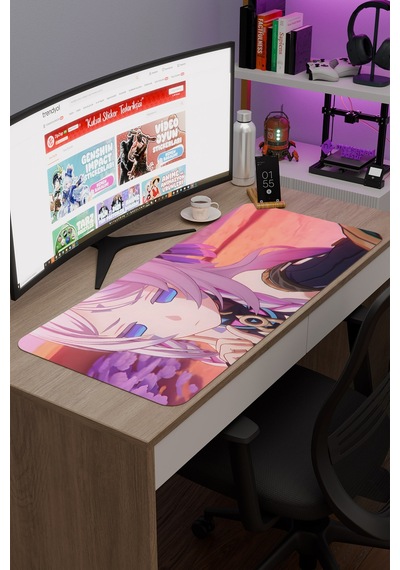 Citlali Genshin Impact Anime Gacha V3 - 90x40 Xxl Gaming Mouse Pad Fare Altlığı