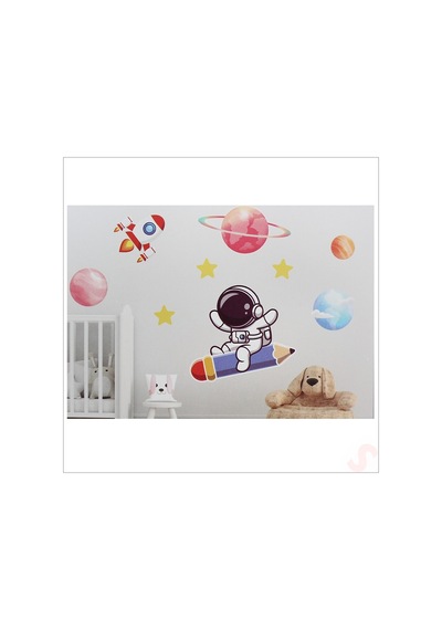 Kozmik Galaksi, 9 Parça Duvar Sticker Seti