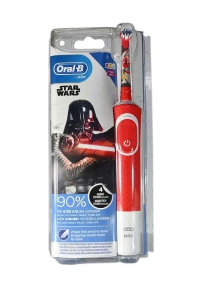 Kids Electric Toothbrush - Star Wars - Suitable From 3 Years, Offers Gentle And Effective Cleaning