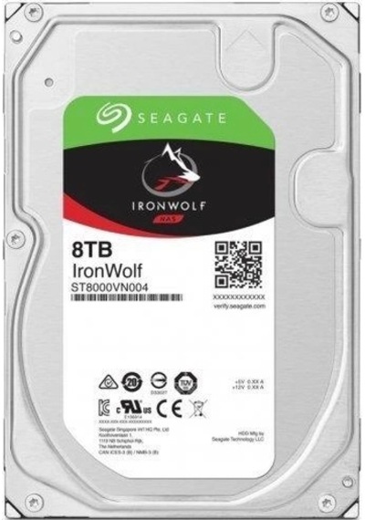 8 Tb Seagate 3.5 Ironwolf Sata3 7200rpm 256mb St8000vn004 3 Yıl Resmı Dıst Garantılı