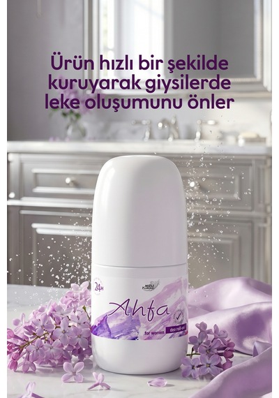 Doğal Ahfa Eau De Roll On For Women Kararma Önleyici 50 Ml