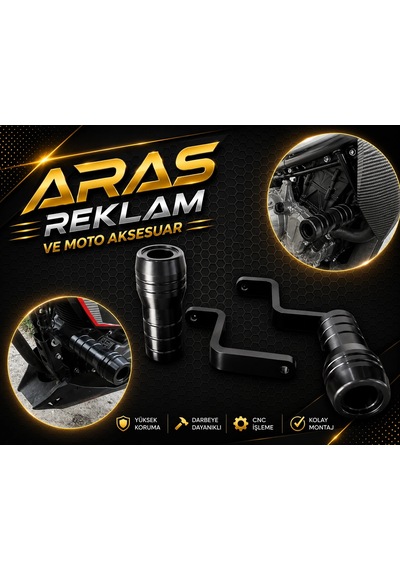 Aras Reklam Ve Moto Aksesuar Arora Mt 25 Koruma Takozu