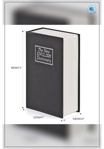 Kitap Görünümlü Metal Gizli Kasa Anahtarlı Kilit Kamuflaj Hediyel