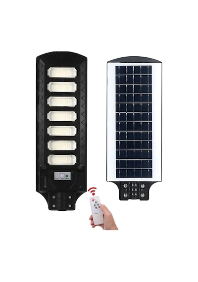 Güneş Enerjili 350 W Sokak Bahçe Aydınlatma Lambası - Direkli
