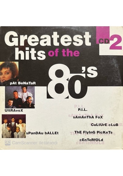 Plak Değildir Cd Dir Cd Greatest Hits Of The 80's 2 Cd