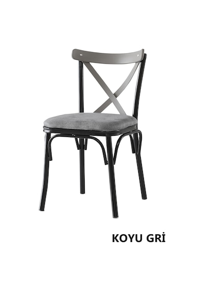 Sweethomemasasandaly Sabit 70X120 Masa Beyaz 4 Adet Çapraz Sandalyetakım