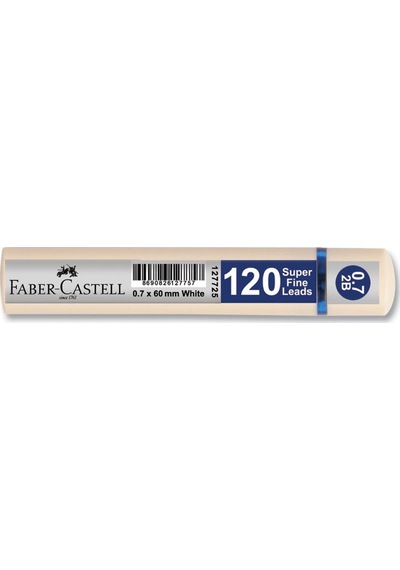 Faber-Castell Grip Min 2B Min 0.7 MM 120'lik Beyaz Tüp