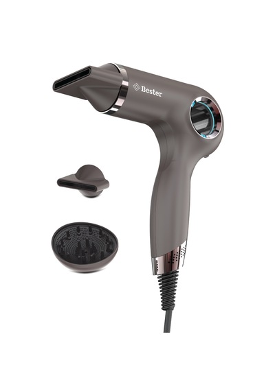 Bester Hd8002 1800 Watt Bldc Saç Kurutma Makinesi Akıllı Isı Döngüsü, Negatif İyon, Manyetik Başlık