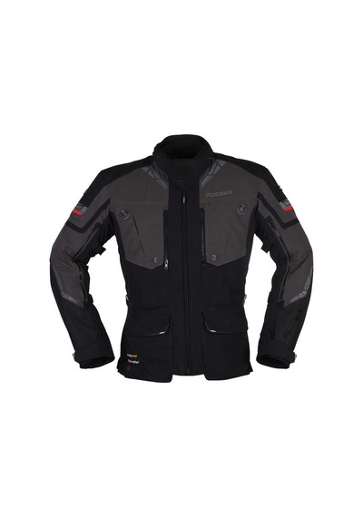 Modeka Panamerıcana Iı Waterproof Ceket Siyah Koyu Gri