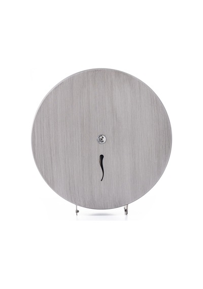 ARGESAN-Paslanmaz Çelik WC Kağıtlığı JUMBO Q28 cm-KROM ESKİTME