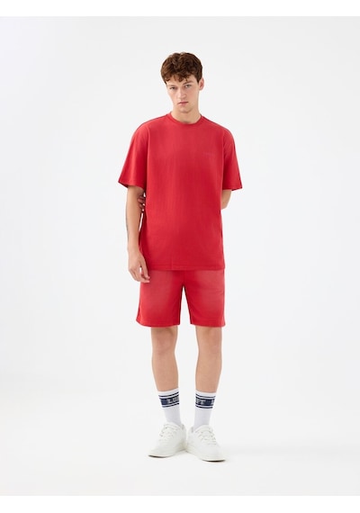 Regular Fit Erkek Şort Dark Coral