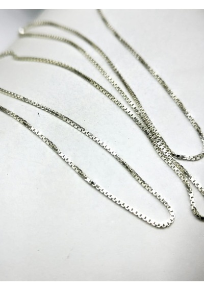 Omar Silver Kadın Küp Kolye Ithal Rodyumlu 0,80 Mm Zincir