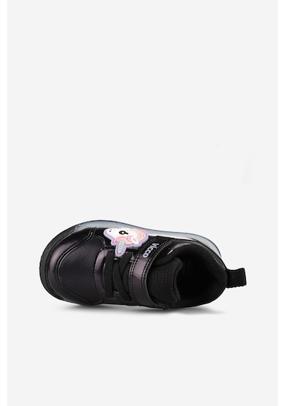 Vicco Nika Baskılı Kız Bebek Siyah Sneaker