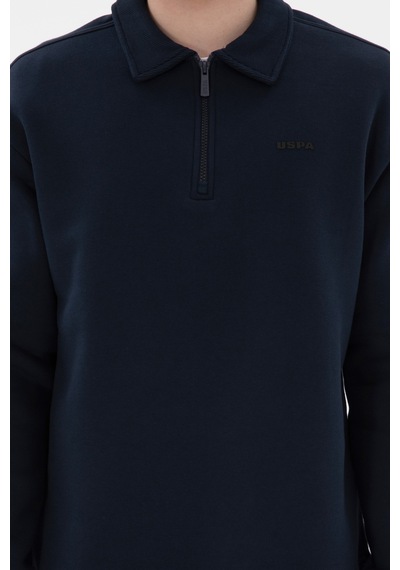 U.S. Polo Assn. Erkek Lacivert Basic Sweatshirt 50298265-VR033