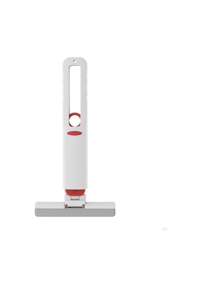 Sıkmalı Mini Mop, Beyaz Ve Kırmızı, Kompakt Temizlik Aparatı, Cam Fayans Tezgah Banyo İçin, Tek Elle Kullanım, Ergonomik Tasarım Çok Renkli