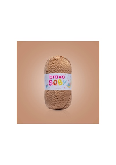 Baby Tüylenmez Anti Pilling Bebek Yünü 100 Gr 250 Metre Renk Kodu: 270 Açık Kahve