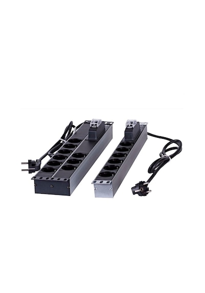 Uls Rack Kabinet Sigortalı 6 Lı 19 İnc Alüm.Grup Priz