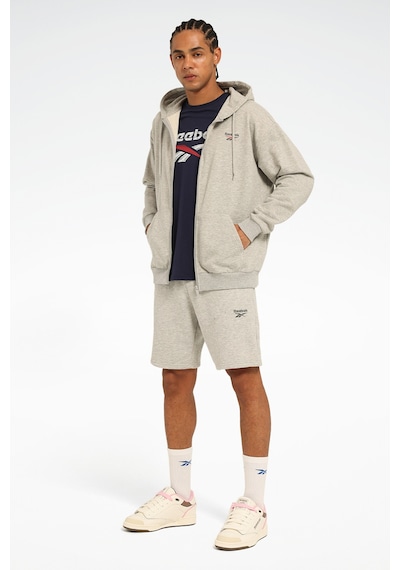Reebok New Id Reg Fz Gri Erkek Eşofman Üstü 000000000102055716 Gri-kırmızı Gri - Kırmızı