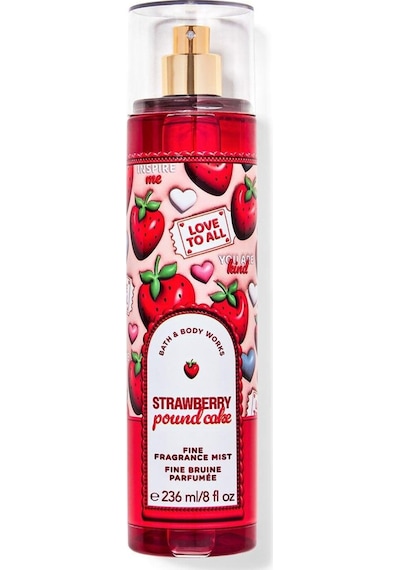 Bath & Body Works Strawberry Pound Cake Vücut Spreyi 236 Ml