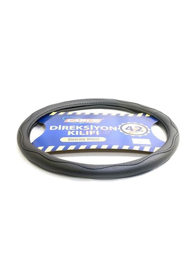 Carub Direksiyon Kılıfı 42cm Siyah 1 Ad Siyah