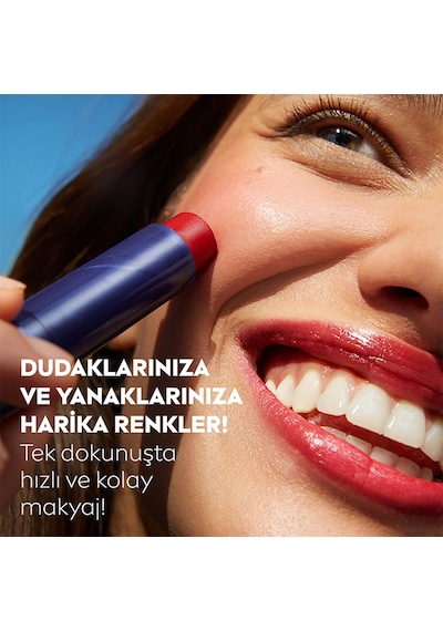 Nivea Renkli Dudak Bakım Kremi ve Yanak Balmı SPF30 Red