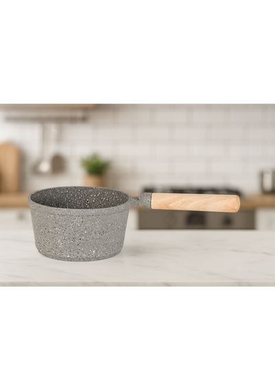 NEPTÜN 14 Cm Döküm Sosluk Sütlük Tava - Gri