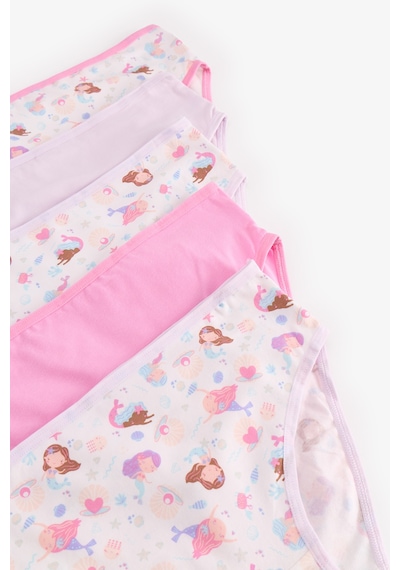 Penti Kız Çocuk Mermaids Unicorn Desenli 5li Slip Külot Çok Renkli