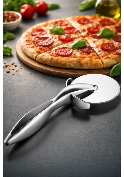 Primanova Gadget Paslanmaz Çelik Pizza Dilimleyici