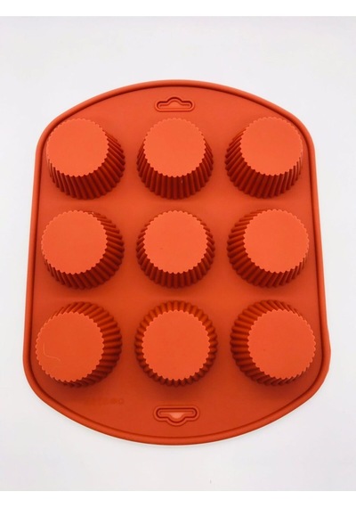 Silikon Muffin Ve Cupcake Kalıbı Kahverengi