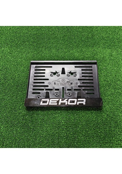 Motorsiklet Plakalık Dekor Lazer Kesim 3d Kabartmalı Model Motor Plakalığı
