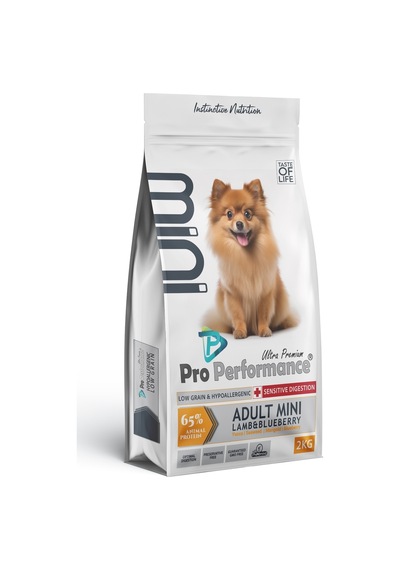 Adult Mini Dog Lamb, Blueberry 2 Kg Pro Perf