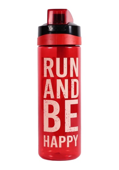 Herevin 161670-835 Motivasyon Desenli Matara 750 Ml Kırmızı