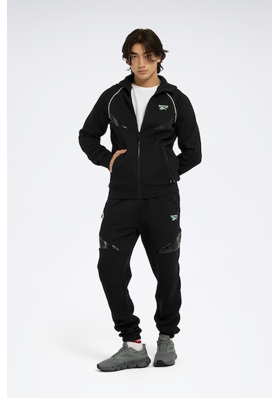 Reebok Zıp Hoody - Mıx Siyah Erkek Eşofman Üstü 000000000102237941 Siyah