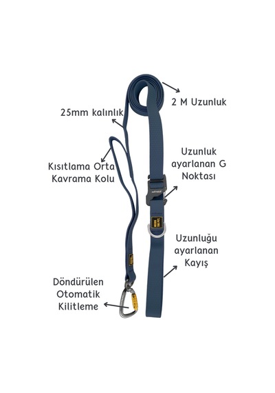 Interlaken Su Geçirmez Güçlü Kancalı Lacivert Köpek Gezdirme Kayışı Lacivert 2 M Lacivert Interlaken Su Geçirmez Güçlü Kancalı Lacivert Köpek Gezdirme Kayışı Lacivert 2 M Lacivert