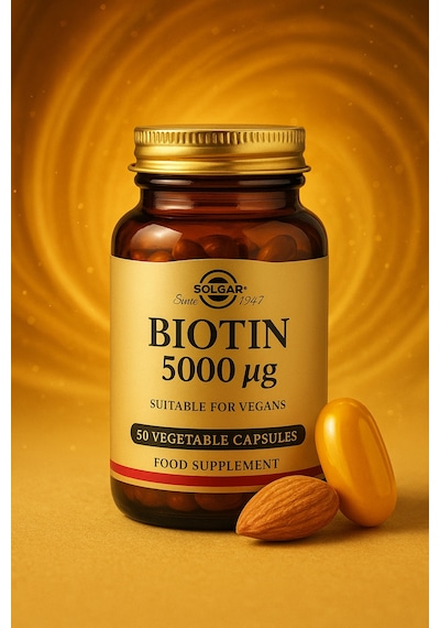Solgar Biotin 5000 Mg 50 Kapsül
