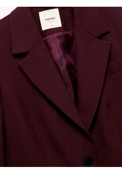 Koton Regular Fit Kapaklı Cep Detaylı Uzun Kollu Kruvaze Blazer Ceket Bordo 6wak50016uw Bordo Koton Regular Fit Kapaklı Cep Detaylı Uzun Kollu Kruvaze Blazer Ceket Bordo 6wak50016uw Bordo
