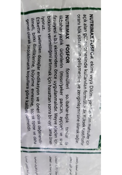 Nutrimax Fosforlu Gübre
