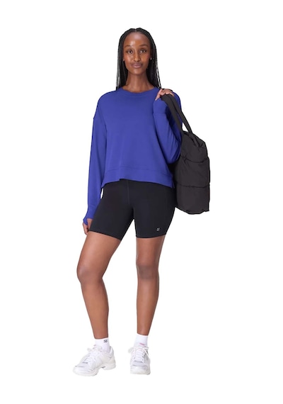 Sweaty Betty After Class Crop Sweatshırt 5523 Mavi