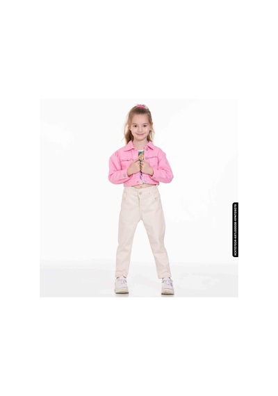 Xo Kids Kız Beli Büzgülü Pantolon 4-8 Yaş 54713 Kpnt09079 Krem
