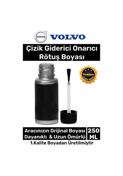 Özel Üretim Suya Dayanıklı Volvo Marka Uyumlu Çizik Taş Izi  Onarıcı 250ml Oto Rötuş Boyası