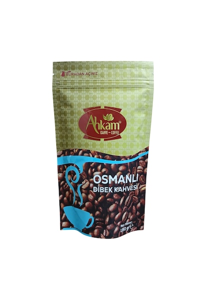 Ahkam Dibek Kahvesi 6 Adet 180 Gr'lık Sade, Fındıklı, Menengiç, Osmanlı, Damla Sakızlı, Bademli Öğütülmüş