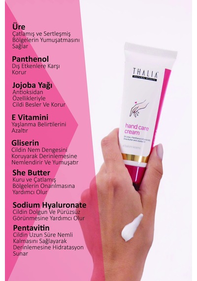 Thalia Shea Butter & Jojoba Oil Onarıcı El Bakım Kremi 75 ML