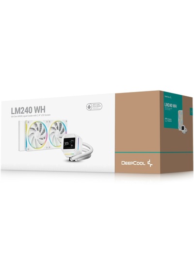 Deepcool Lm240-wh 240mm Beyaz İşlemci Sıvı Soğutucu